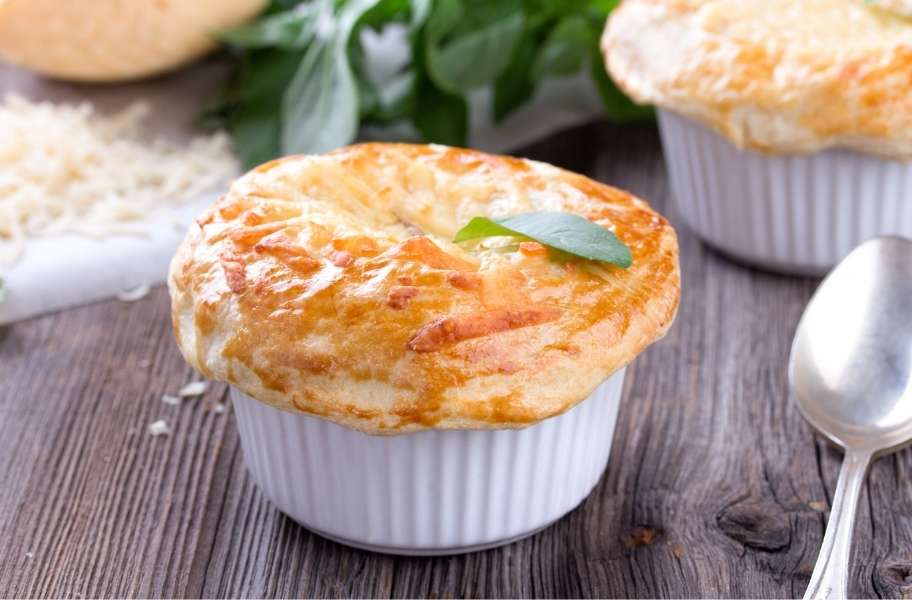 Vegan "Chicken" Pot Pie for Veganuary