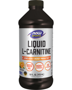 NOW Foods L-Carnitine Liquid 1000 mg, Citrus - 16 fl. oz.