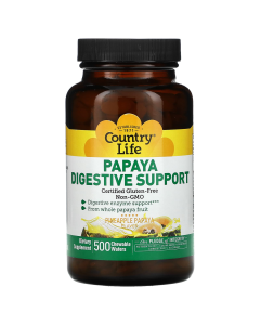 Country Life Papaya Digestive Support - Front view