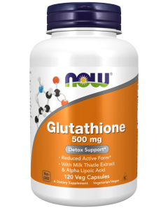 NOW Foods Glutathione 500 mg - 120 Veg Capsules