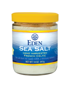 Eden Foods Fine French Celtic Sea Salt - Front view
