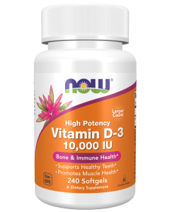 NOW Foods Vitamin D-3 10,000 IU - 240 Softgels