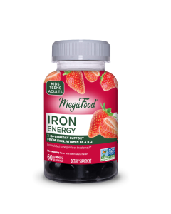 MegaFood Iron Energy Gummies - Front view