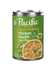 Pacific Foods Organic Chicken Noodle Soup - Front view