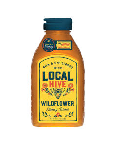 Local Hive Raw and Unfiltered Wildflower Honey Blend - Front view