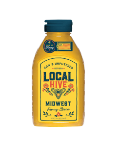 Local Hive Raw & Unfiltered Midwest Honey - Front view