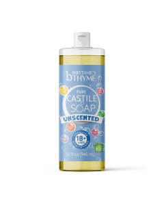 Brittanie's Thyme Pure Castile Hand and Body Soap Unscented - Front view