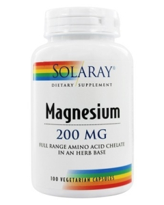 Solaray Magnesium 200 mg., 100 Capsules