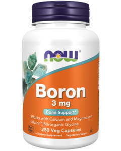 NOW Foods Boron 3 mg - 250 Veg Capsules