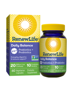 Renew Life Daily Balance 2-In-1 Prebiotics + Probiotics