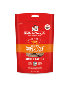 Stella & Chewy's Super Beef Frozen Raw Dinner Patties - Front view