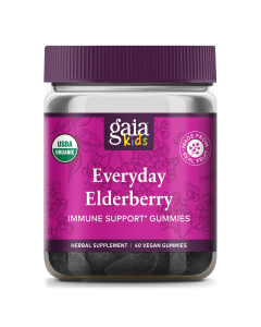 GaiaKids Everyday Elderberry Gummies, 40 Gummies