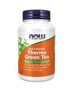 NOW Foods Thermo Green Tea™ Extra Strength - 90 Veg Capsules