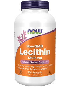 NOW Foods Lecithin 1200 mg - 200 Softgels