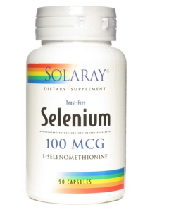 Solaray Selenium, 100 MCG, 90 Vegetarian Capsules