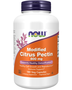 NOW Foods Modified Citrus Pectin 800 mg - 180 Veg Capsules