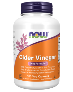 NOW Foods Cider Vinegar - 180 Veg Capsules