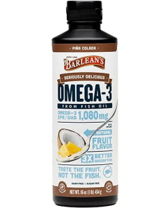 Barlean's Omega Swirl Fish Oil,  Pina Colada Flavor, 16 fl.oz.