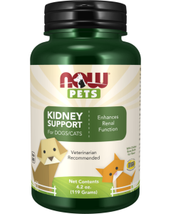 NOW Foods Kidney Support for Dogs & Cats Powder - 4.2 oz.