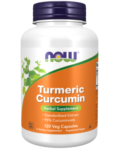 NOW Foods Turmeric Curcumin - 120 Veg Capsules
