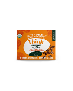 Four Sigmatic THINK Coffee with Lion's Mane Mushroom & Yacon 10 count, 1 box