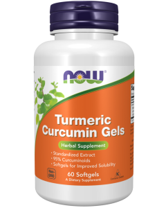 NOW Foods Turmeric Curcumin Gels - 60 Softgels