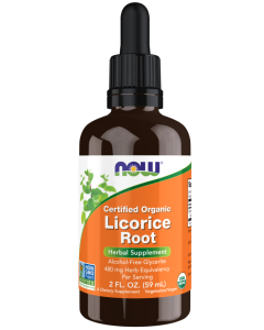 NOW Foods Licorice Root Glycerite, Organic - 2 fl. oz.