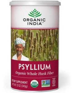 Organic India Organic Whole Husk Psyllium, 12 oz.