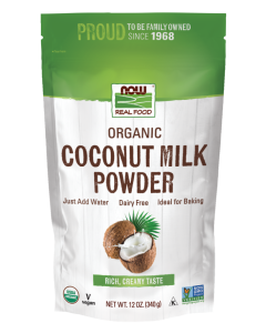 NOW Foods Coconut Milk Powder, Organic - 12 oz.