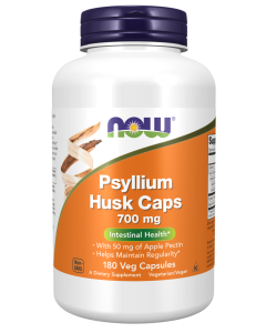 NOW Foods Psyllium Husk 700 mg - 180 Veg Capsules