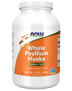NOW Foods Psyllium Husks, Whole - 12 oz