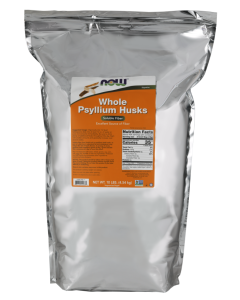 NOW Foods Psyllium Husks, Whole - 160 oz. (10 lbs.)