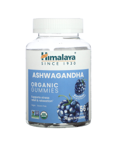 Himalaya Ashwagandha Organic Gummies Blackberry - Front view