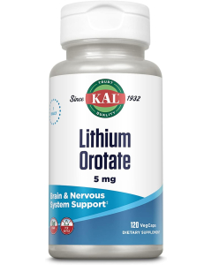KAL Lithium Orotate, 120 capsules