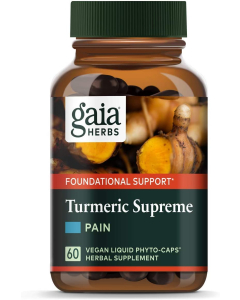 Gaia Herbs Turmeric Supreme Pain, 60 Veg Capsules