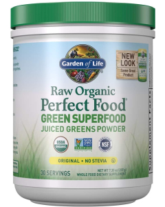 Garden of Life Raw Organic Perfect Food Green Superfood Powder, 7.4 oz.