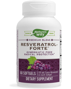 Nature's Way Resveratrol-forte, 60 Softgels