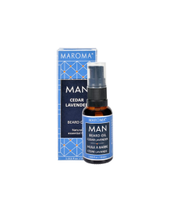 Maroma Cedar Lavender Beard Oil - Front view