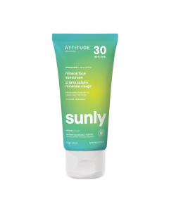 Attitude Mineral Face Sunscreen SPF 30 Unscented - Front view