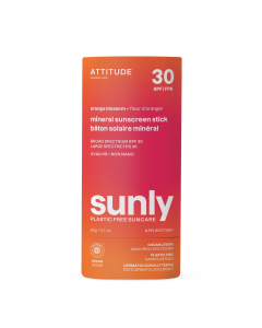 Attitude Mineral Sunscreen Stick SPF 30 Orange Blossom - Front view