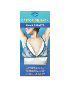 Queen of the Thrones Castor Oil Pack for Small Breasts - Front view