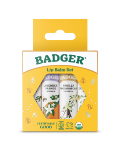 Badger Classic Lip Balms - Front view