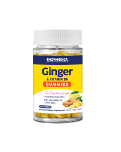 Enzymedica Ginger + B6 Gummies, 60 Gummies