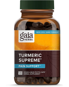 Gaia Herbs Turmeric Supreme Pain, 120 Veg Capsules