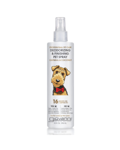 Giovanni Professional Pet Care Deodorizing & Finishing Pet Spray Oatmeal & Coconut - Front view