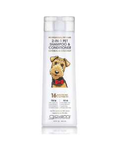 Giovanni Professional Pet Care 2-In-1 Pet Shampoo & Conditioner Oatmeal & Coconut - Front view