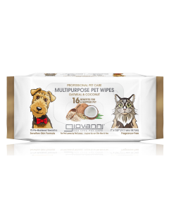 Giovanni Professional Pet Care Multipurpose Pet Wipes - Front view