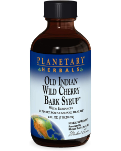 Planetary Herbals Old Indian Wild Cherry Bark Syrup, 4 fl.oz.
