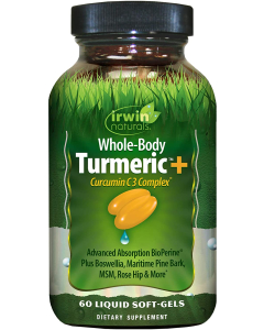 Irwin Naturals Whole-Body Turmeric Extra, 60 Softgels