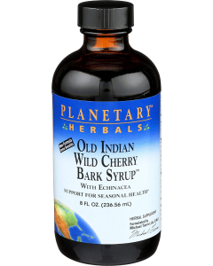 Planetary Herbals Old Indian Wild Cherry Bark Cough Syrup, 8 oz.